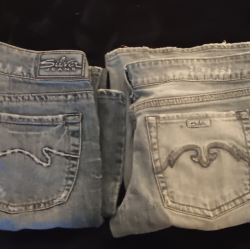 Womens Silver Brand Jeans